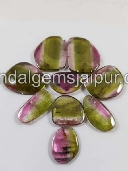 Watermelon Tourmaline Smooth Slices